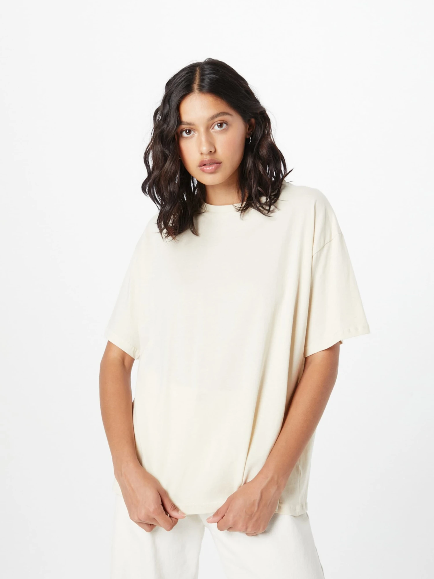 T-shirts Oversize T-shirt Oversize Femme Beige Clair 5 T-shirts Oversize T-shirt Oversize Femme Beige Clair – Image 3