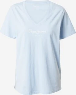 Pas Cher Univers T-shirt Magasin 5 Pepe Jeans T-shirts T-shirt WENDY Femme Bleu Clair
