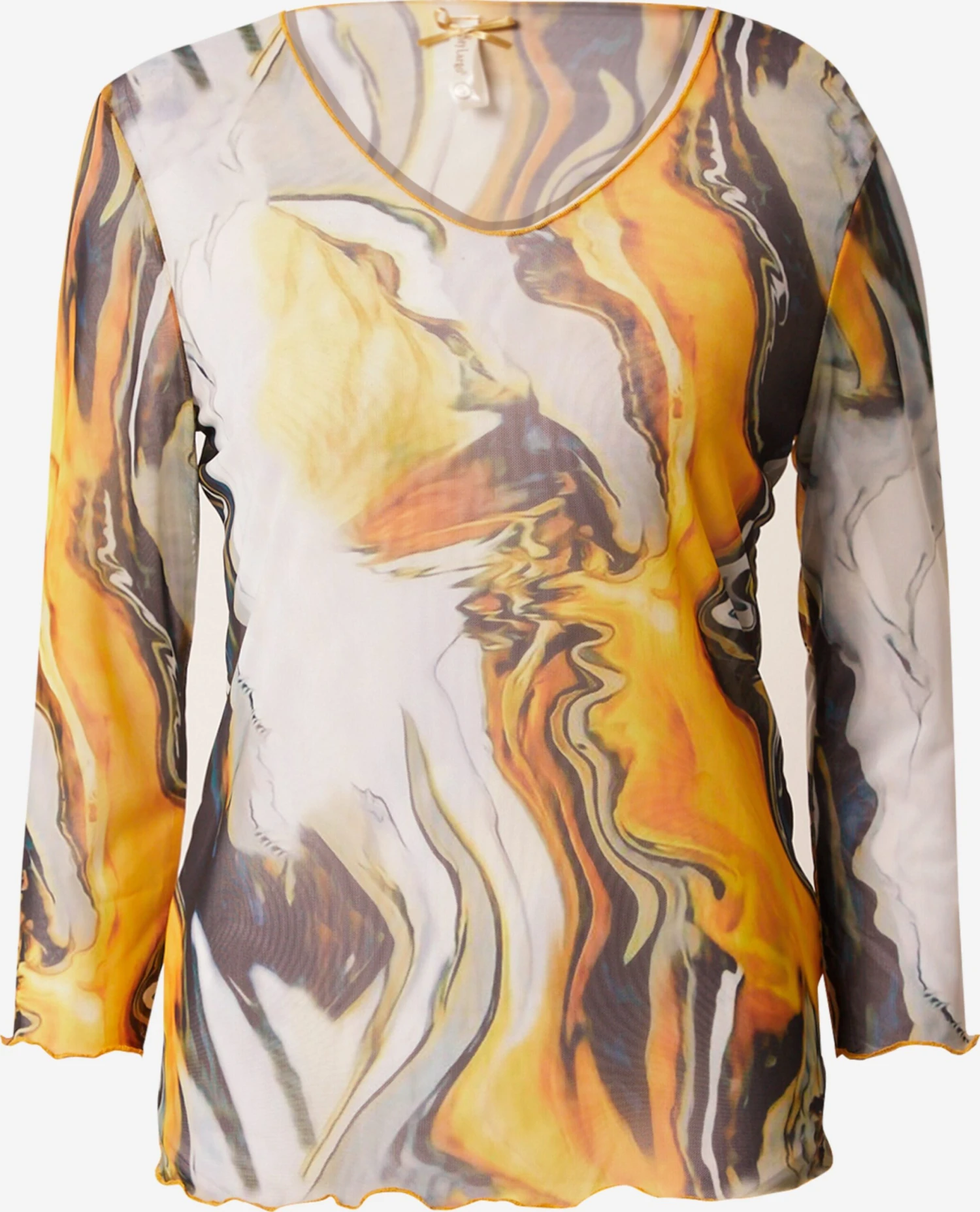 Key Largo T-shirts à Manches 3/4 T-shirt MARBLE Femme Jaune 3 Key Largo T-shirts à Manches 3/4 T-shirt MARBLE Femme Jaune