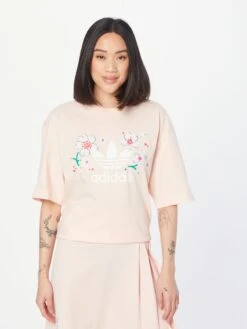 Adidas Originals T-shirts Oversize T-shirt Oversize Femme Rose Pastel -Pas Cher Univers T-shirt Magasin 6936dcceb8901ad36a3e80fb7819fd0f