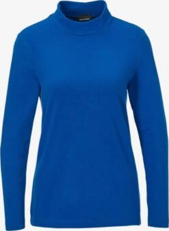 GOLDNER T-shirts à Manches Longues T-shirt Femme Bleu Roi