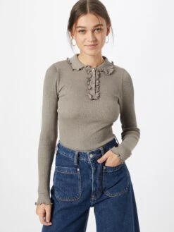 Rosemunde Polos T-shirt Femme Marron Chiné -Pas Cher Univers T-shirt Magasin 6c7e7fa7785ea29623981e723044b46c