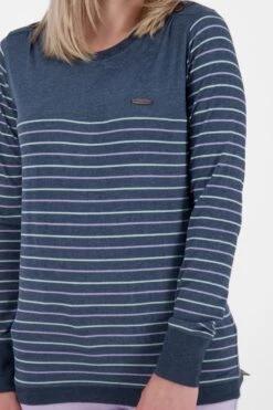 T-shirts à Manches Longues T-shirt LeonieAK Z Femme Marine / Bleu Clair -Pas Cher Univers T-shirt Magasin 6ec43253414ccd12a23a805bac6fdc2e