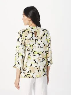 Taifun T-shirts à Manches 3/4 T-shirt Femme Crème / Sable -Pas Cher Univers T-shirt Magasin 6f8344106e0171dad022ee62314194bd