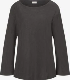 HANRO T-shirts à Manches Longues T-shirt Pure Comfort Femme Brun Foncé