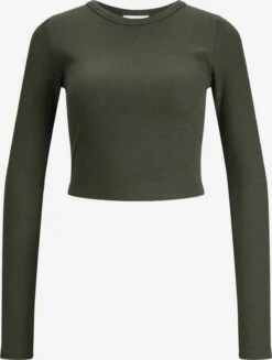 JJXX T-shirts à Manches Longues T-shirt Feline Femme Kaki