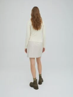 EDITED T-shirts à Manches Longues T-shirt Angeni Femme Beige -Pas Cher Univers T-shirt Magasin 74484874efc8e3994a9ffea974f14e13