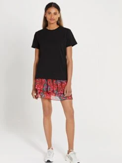 Shiwi T-shirts T-shirt TARIFA Femme Noir -Pas Cher Univers T-shirt Magasin 74c41a2061f6f8827850805d9b8de3b3