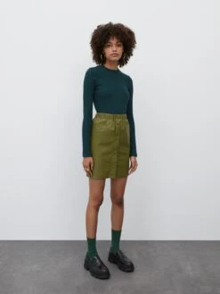 EDITED T-shirts à Manches Longues T-shirt Ginger Femme Vert -Pas Cher Univers T-shirt Magasin 78b553e3473df19fcb01322314ac8604