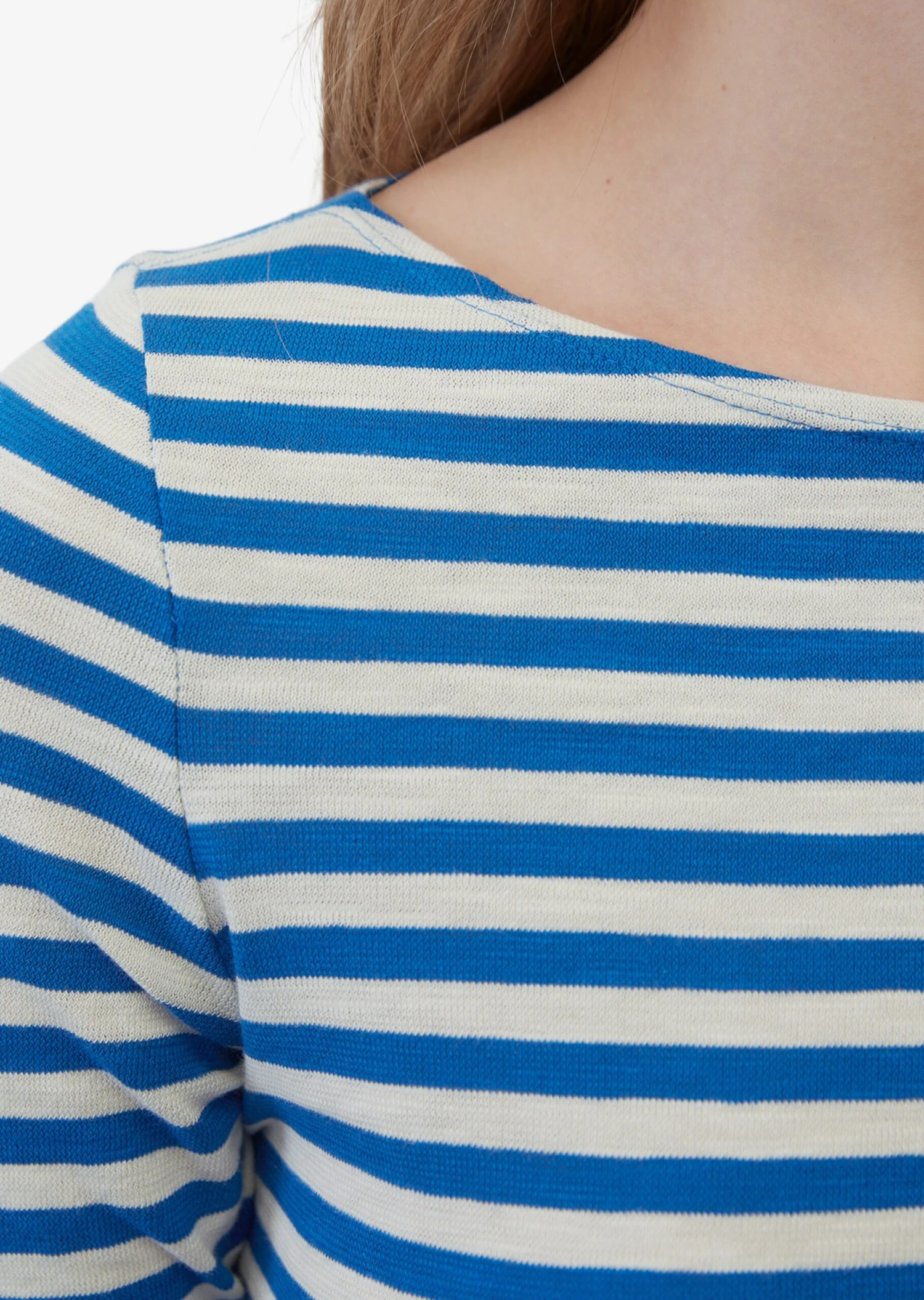 Marc O'Polo T-shirts T-shirt Femme Bleu 8 Marc O'Polo T-shirts T-shirt Femme Bleu – Image 6