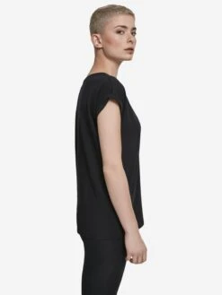 T-shirts T-shirt Kiss Femme Noir -Pas Cher Univers T-shirt Magasin 7deb9b402f9e59f0c87903883d553607