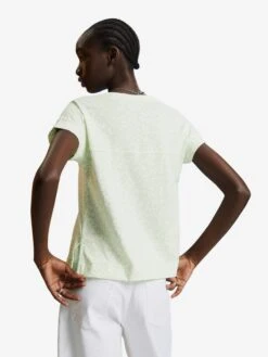 ESPRIT T-shirts T-shirt Femme Vert Pastel -Pas Cher Univers T-shirt Magasin 7ea538ceb3f546b83107a3ed5f10b485
