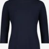 Betty Barclay T-shirts à Manches 3/4 T-shirt Femme Bleu Foncé -Pas Cher Univers T-shirt Magasin 7ed3f35b5df2f230f48026dc6122bc43