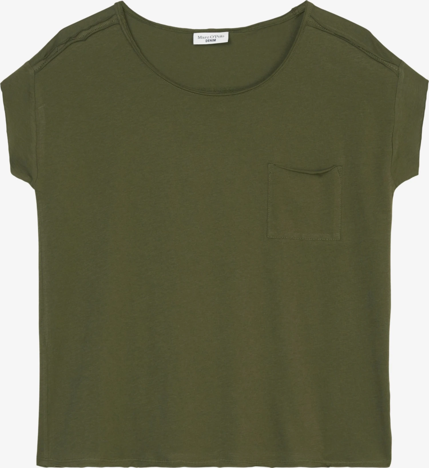 Marc O'Polo DENIM T-shirts T-shirt Femme Olive 3 Marc O'Polo DENIM T-shirts T-shirt Femme Olive