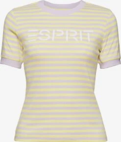 ESPRIT T-shirts T-shirt Femme Jaune Pastel