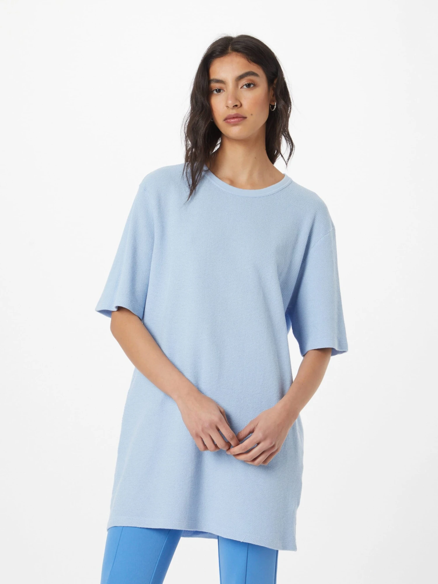 T-shirts Oversize T-shirt Oversize Femme Bleu Ciel 5 T-shirts Oversize T-shirt Oversize Femme Bleu Ciel – Image 3