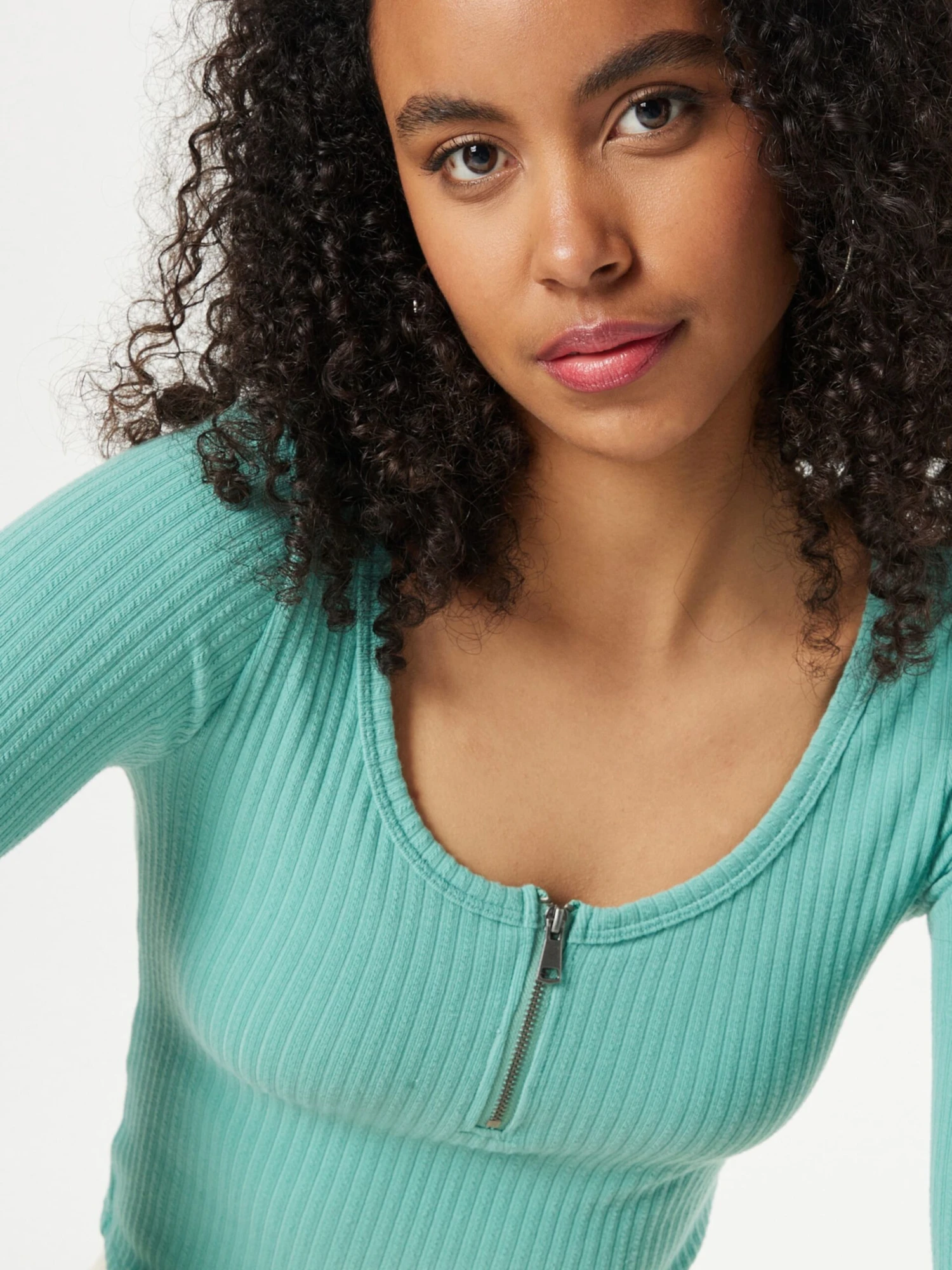 Hollister T-shirts à Manches Longues T-shirt Femme Menthe 4 Hollister T-shirts à Manches Longues T-shirt Femme Menthe – Image 2