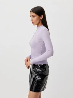 T-shirts à Manches Longues T-shirt Mia Femme Lilas -Pas Cher Univers T-shirt Magasin 8b6a38d28917892c29c7fe5c3cc5fa08