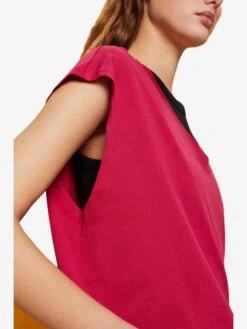 ESPRIT T-shirts T-shirt Femme Framboise -Pas Cher Univers T-shirt Magasin 8be87d03f78c7926e75fee4cc8db1027