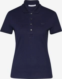Lacoste Polos T-shirt CHEMISE COL BORD-COTES MA Femme Marine