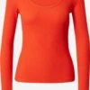 Monki T-shirts à Manches Longues T-shirt Femme Rouge -Pas Cher Univers T-shirt Magasin 97c8f2f526e9d171a81d68ac6a4c8468