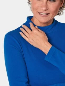 GOLDNER T-shirts à Manches Longues T-shirt Femme Bleu Roi 11 GOLDNER T-shirts à Manches Longues T-shirt Femme Bleu Roi -Pas Cher Univers T-shirt Magasin 99be9813df7df9dfa3eec6972b05586d