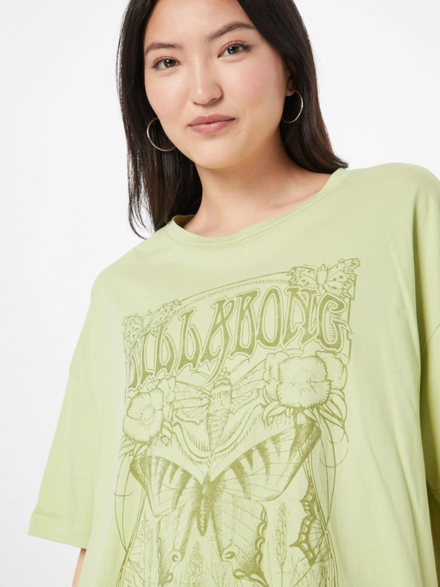 Billabong T-shirts Oversize T-shirt Oversize ONE IS ALL Femme Roseau / Vert Clair 4 Billabong T-shirts Oversize T-shirt Oversize ONE IS ALL Femme Roseau / Vert Clair – Image 2