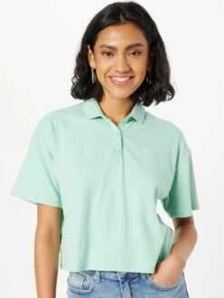 Hollister Polos T-shirt Femme Vert Pastel -Pas Cher Univers T-shirt Magasin 9d49fe5e11216e19051924426f313032