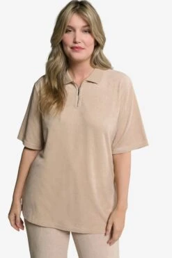 Ulla Popken Polos T-shirt Femme Mastic -Pas Cher Univers T-shirt Magasin 9e39afa26d6085fa1cecc301fb1a2168