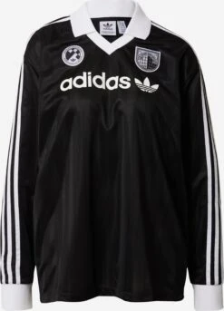 Adidas Originals Polos T-shirt SOCCER Femme Noir