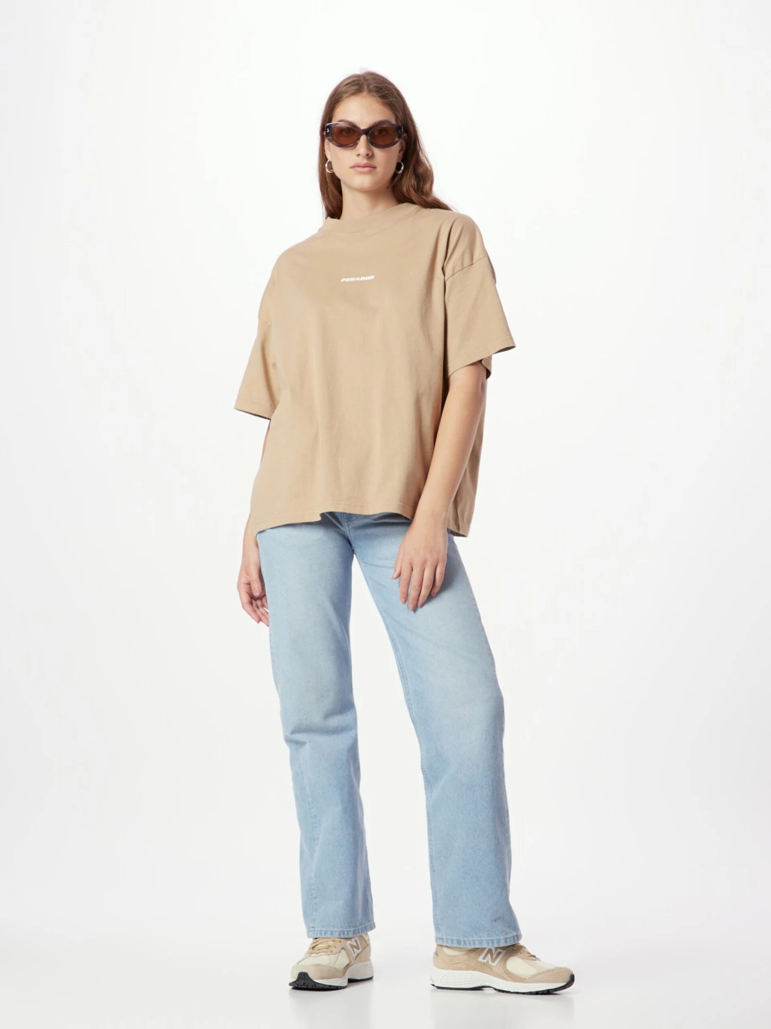 Pegador T-shirts Oversize T-shirt Oversize Femme Noisette 7 Pegador T-shirts Oversize T-shirt Oversize Femme Noisette – Image 5
