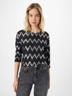 ONLY T-shirts à Manches 3/4 T-shirt NEW QUEEN Femme Noir Chiné 9 ONLY T-shirts à Manches 3/4 T-shirt NEW QUEEN Femme Noir Chiné -Pas Cher Univers T-shirt Magasin aa8196477c172e724322880d1dec353c