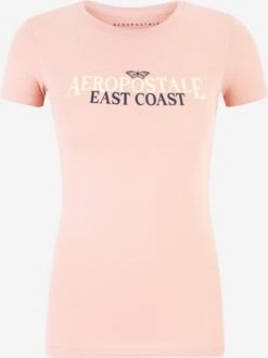 Pas Cher Univers T-shirt Magasin 7 Aeropostale T-shirts T-shirt Femme Rose Pastel