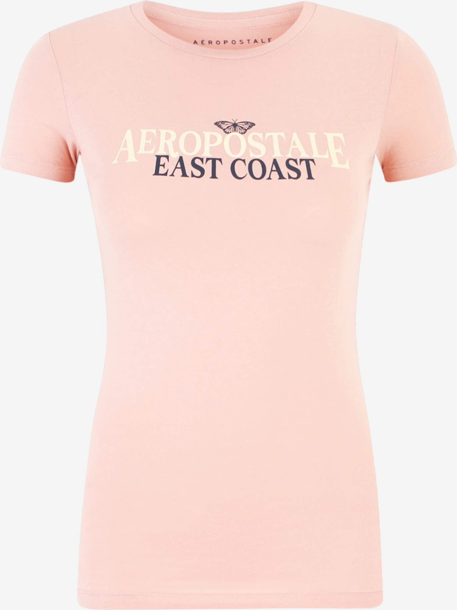 Aeropostale T-shirts T-shirt Femme Rose Pastel 3 Aeropostale T-shirts T-shirt Femme Rose Pastel