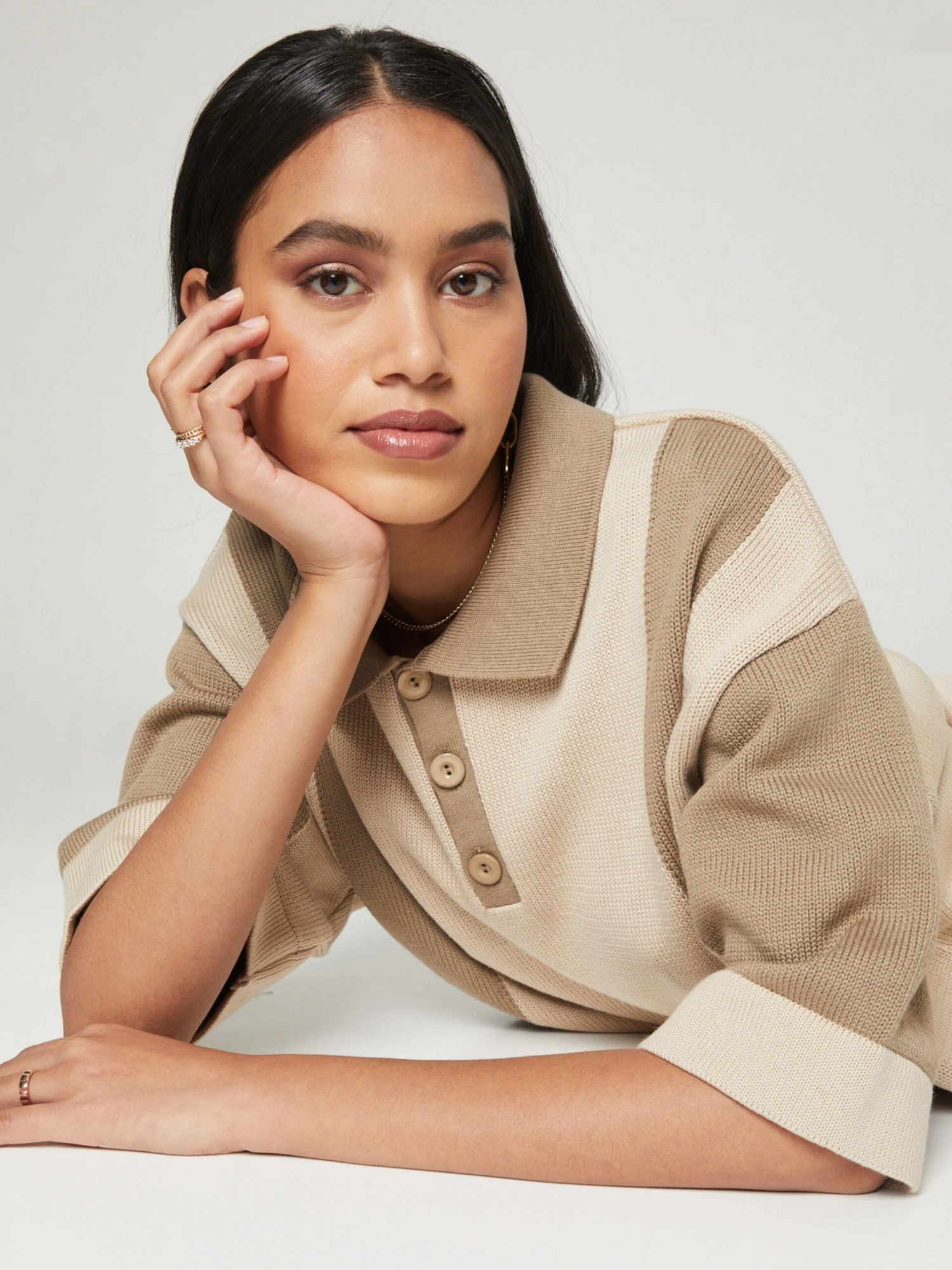 Polos T-Shirt Rafael Femme Marron 4 Polos T-Shirt Rafael Femme Marron – Image 2