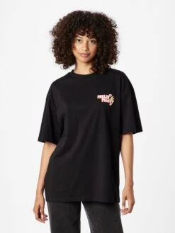 Hugo T-shirts Oversize T-shirt Oversize Drisela Femme Noir -Pas Cher Univers T-shirt Magasin aea068d0bde0502c891f33b15350b8ca