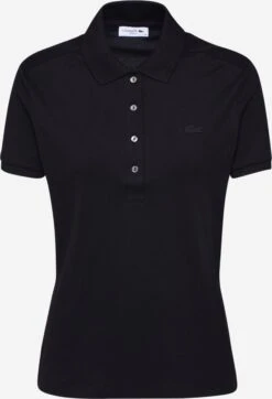 Lacoste Polos T-shirt CHEMISE COL BORD-COTES MA Femme Noir