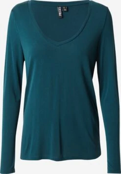 Pas Cher Univers T-shirt Magasin 24 Pieces T-shirts à Manches Longues T-shirt KAMALA Femme Bleu