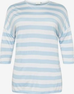 ONLY CARMAKOMA T-shirts à Manches 3/4 T-shirt LICAP Femme Blanc