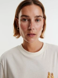 EDITED T-shirts T-shirt Dela Femme Beige / Mélange De Couleurs -Pas Cher Univers T-shirt Magasin b415f4147e77c70bbae18f4c98778dd1