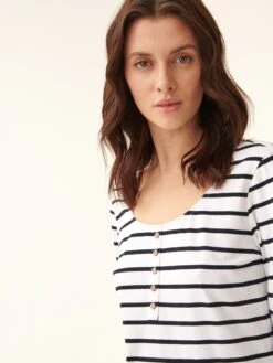 T-shirts à Manches 3/4 T-shirt NOYA Femme Blanc -Pas Cher Univers T-shirt Magasin b5ce7c6a72939d8b13a635e2d4bfe2fb