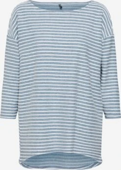 ONLY T-shirts à Manches 3/4 T-shirt Elly Femme Bleu Fumé