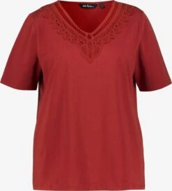 Ulla Popken T-shirts T-shirt Femme Rouge