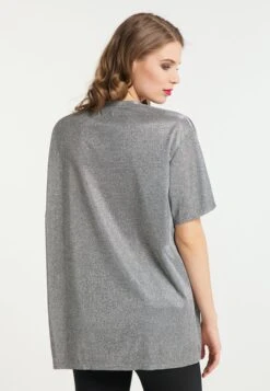 Faina T-shirts Oversize T-shirt Oversize Femme Argent -Pas Cher Univers T-shirt Magasin be72a53079d5467c0dfaa2024227e554