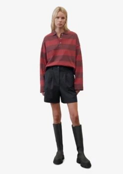 Marc O'Polo DENIM Polos T-shirt Femme Rouge / Bordeaux -Pas Cher Univers T-shirt Magasin bec639857625dc1e885b86afe6ed48ce