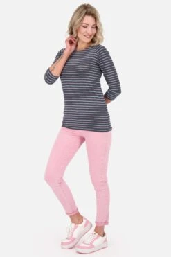 T-shirts à Manches 3/4 T-shirt VickyAK Femme Marine -Pas Cher Univers T-shirt Magasin bee1d83c6462f986a79ad9dc88d9430d