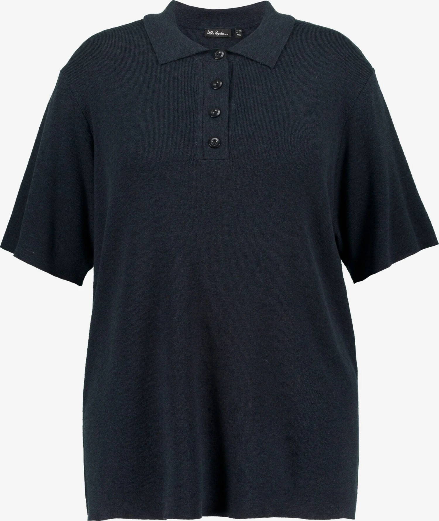 Ulla Popken Polos T-shirt Femme Bleu Nuit 3 Ulla Popken Polos T-shirt Femme Bleu Nuit