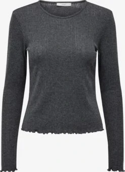 ONLY T-shirts à Manches Longues T-shirt CARLOTTA Femme Gris Foncé