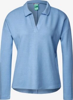 STREET ONE Polos T-shirt Femme Bleu Clair