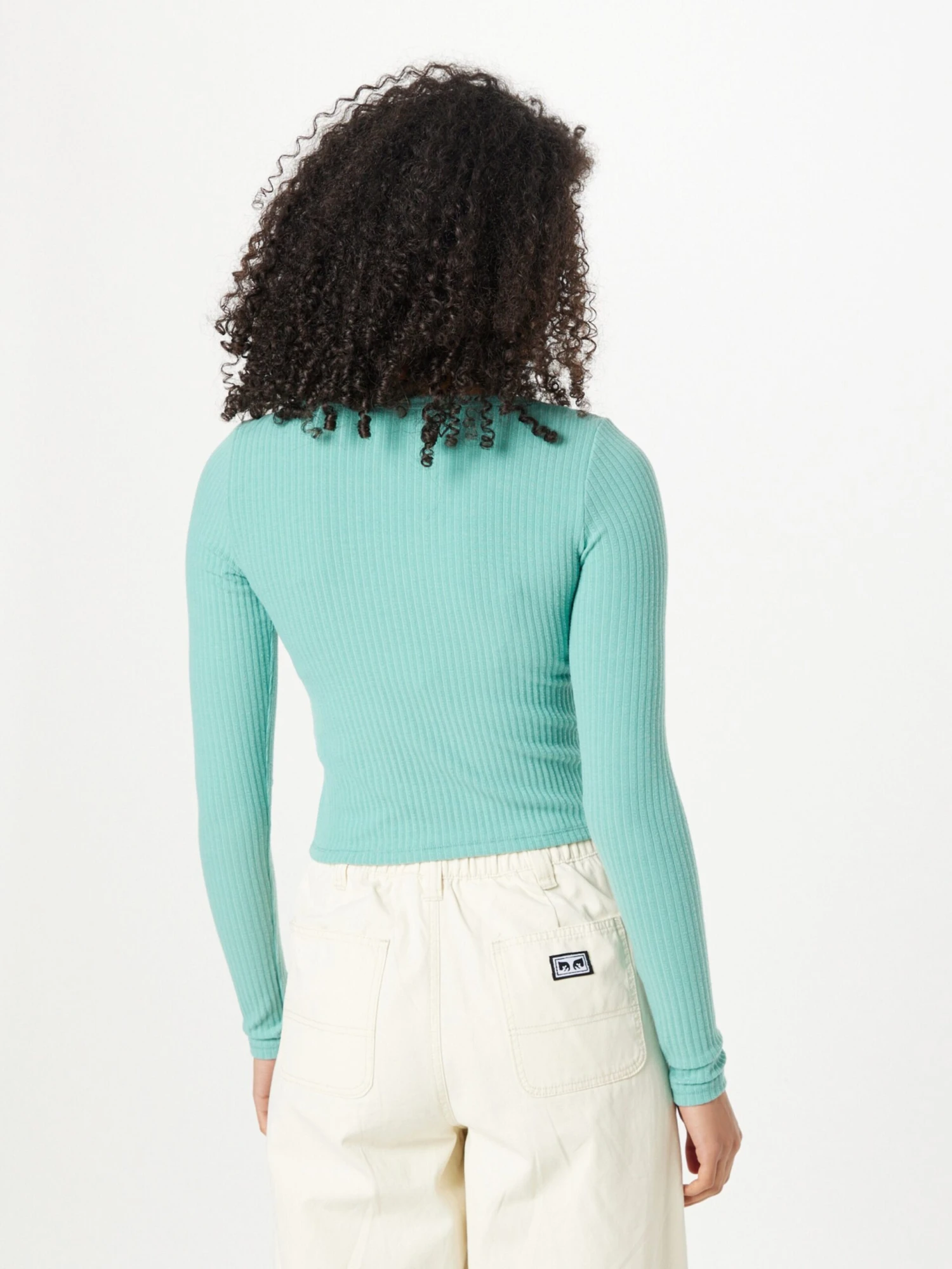 Hollister T-shirts à Manches Longues T-shirt Femme Menthe 6 Hollister T-shirts à Manches Longues T-shirt Femme Menthe – Image 4